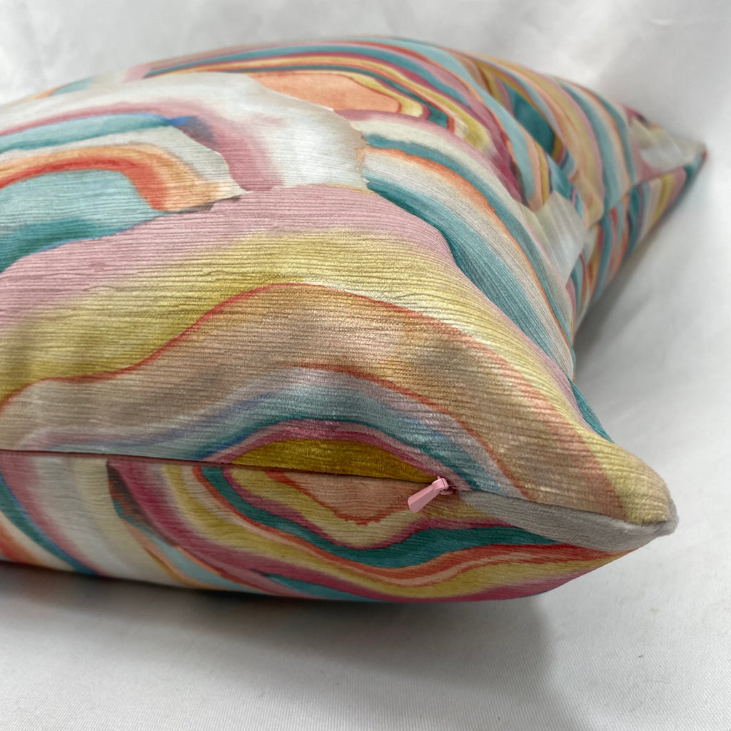 Canyon Glow – 24" × 24" Luxury Square Pillow