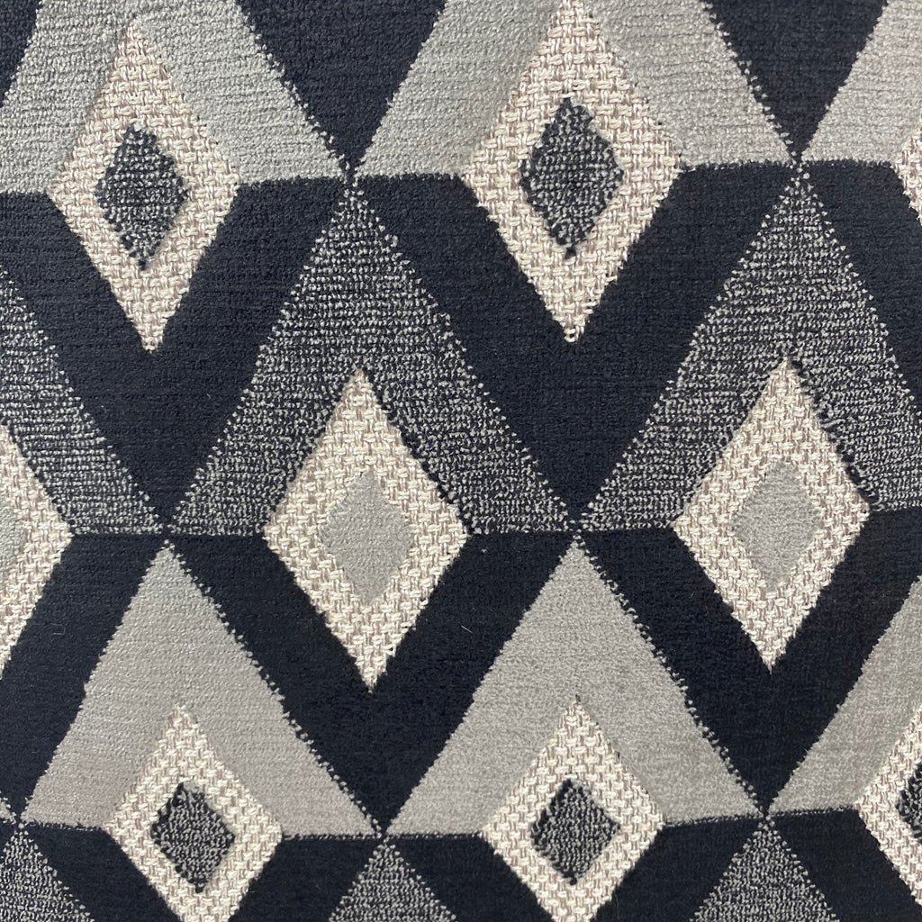 Meta Ebony – 24" × 24" Luxury Square Pillow