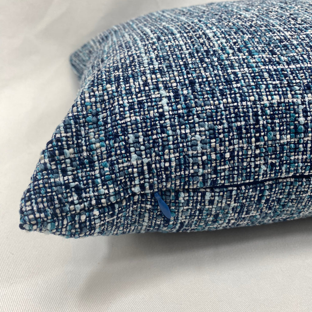 Kensington Sapphire  – 24" × 14" Luxury Lumbar Pillow