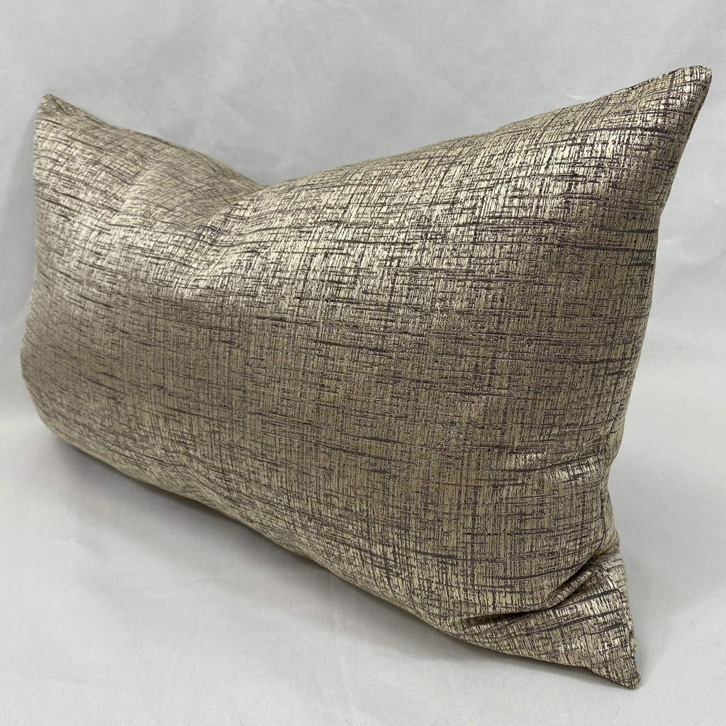 Festive Gold – 24" × 14" Luxury Lumbar Pillow