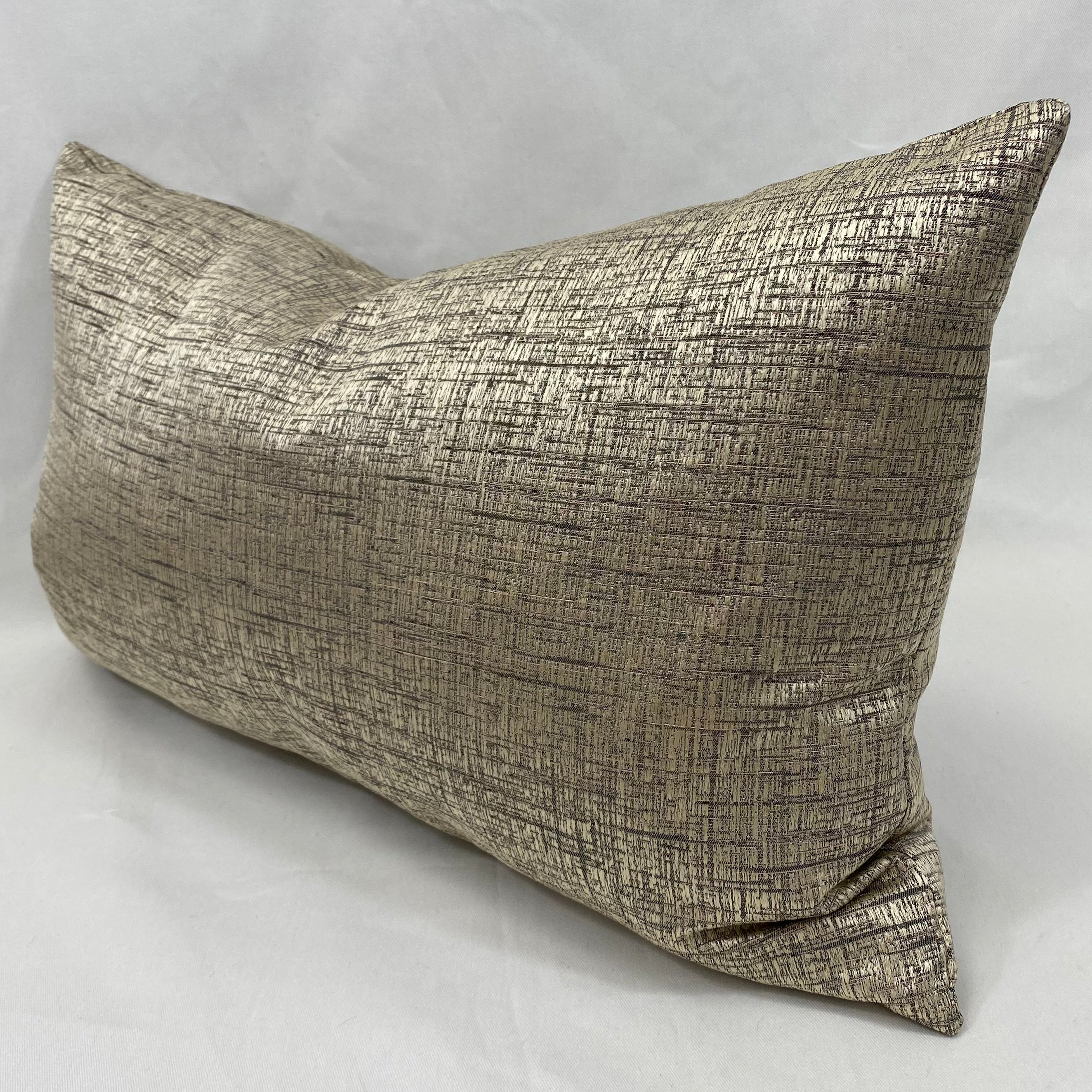 Festive Gold – 24" × 14" Luxury Lumbar Pillow