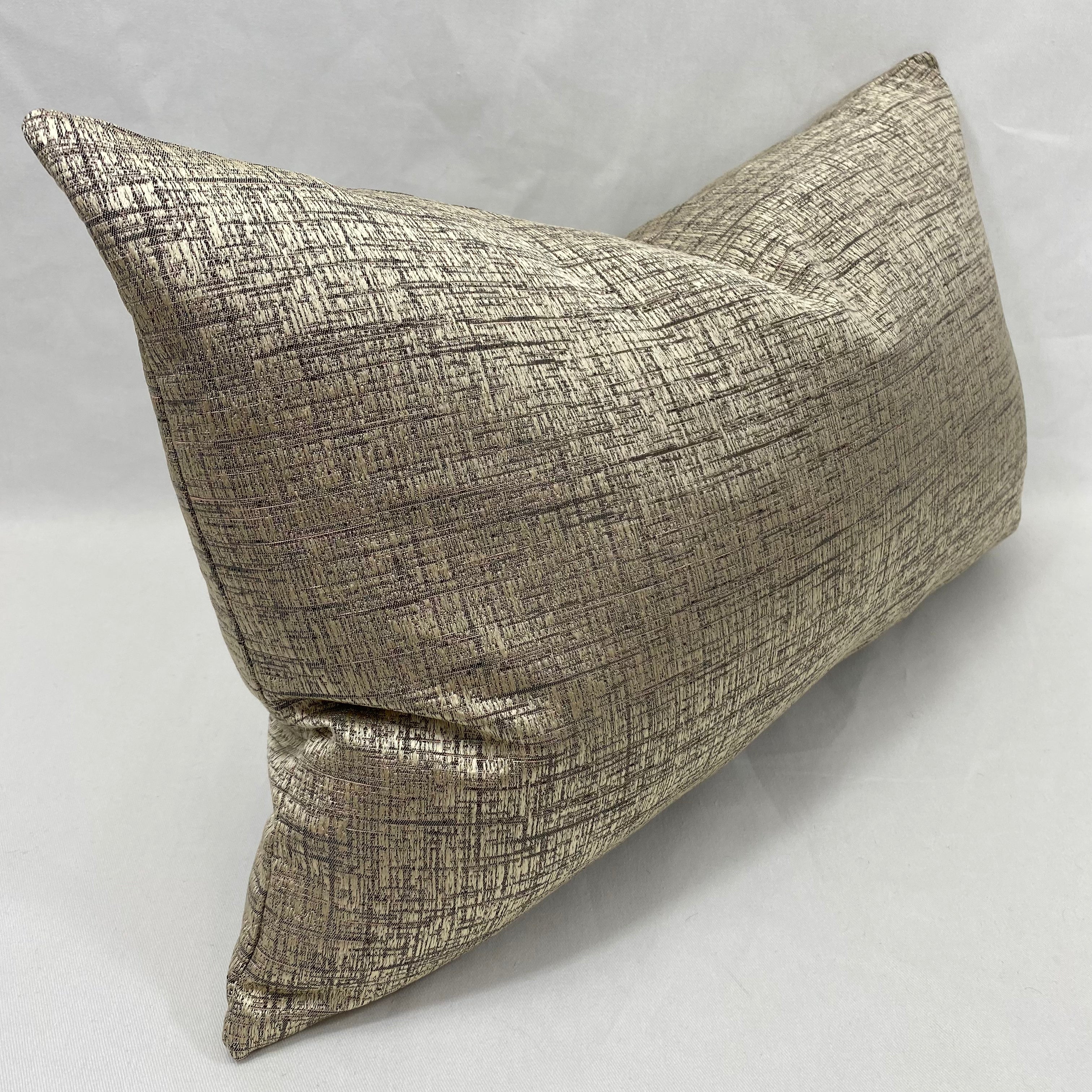 Festive Gold – 24" × 14" Luxury Lumbar Pillow
