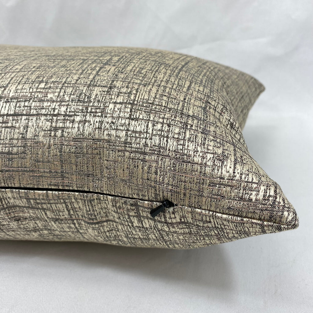Festive Gold – 24" × 14" Luxury Lumbar Pillow