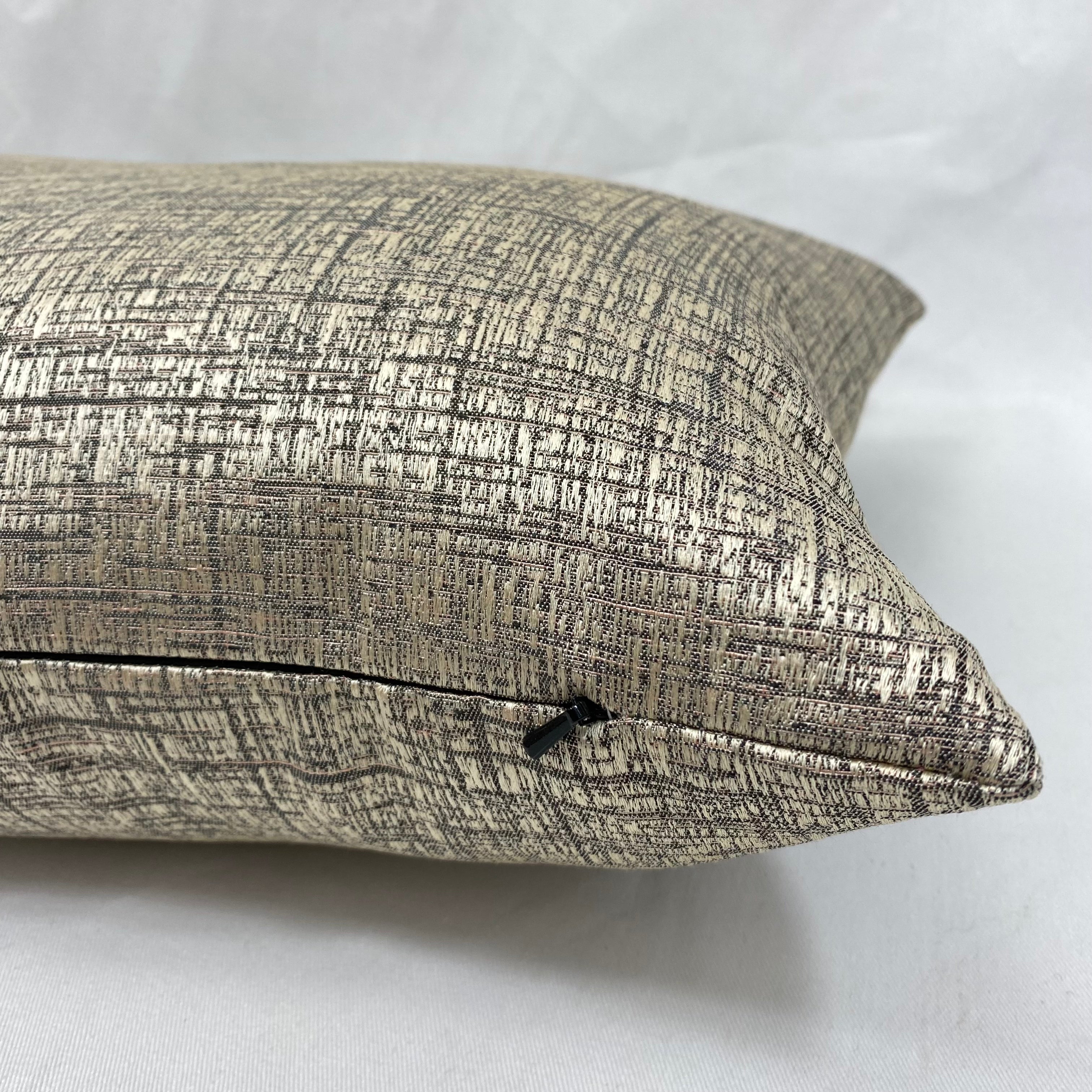 Festive Gold – 24" × 14" Luxury Lumbar Pillow