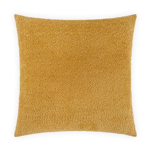 Luxury Pillow - 24" x 24" - Snuggle-Gold; plush and soft golden fabric, offering a luxurious and cozy feel