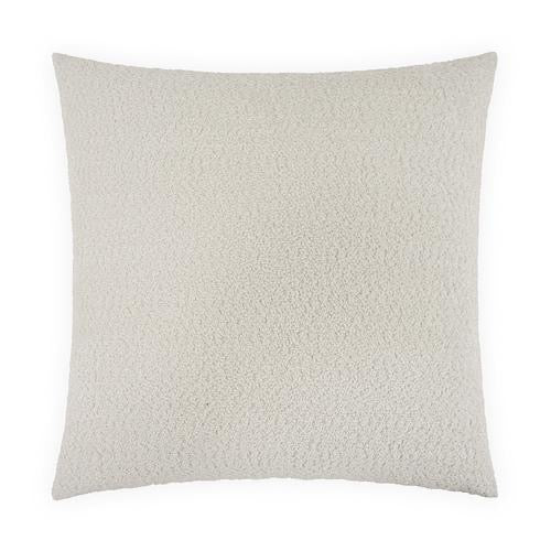 Luxury Pillow - 24" x 24" - Snuggle-Ivory; plush and soft white fabric, offering a luxurious and cozy feel