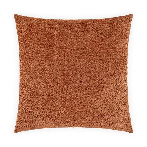 Luxury Pillow - 24" x 24" - Snuggle-Rust; plush and soft copper fabric, offering a luxurious and cozy feel