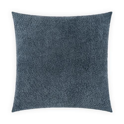 Luxury Pillow - 24" x 24" - Snuggle-Sapphire double front; plush and soft blue fabric, offering a luxurious and cozy feel