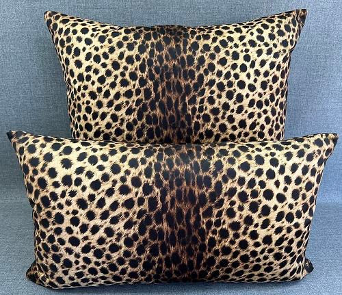 Luxury Lumbar Pillow - 24" x 14"- Lupe's Leopard