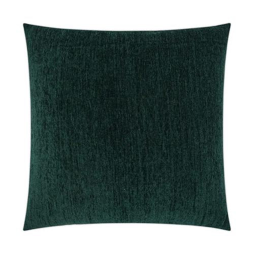 Luxury Pillow - 24" x 24" - Cuddle-Spice; A hunter green chenille fabric