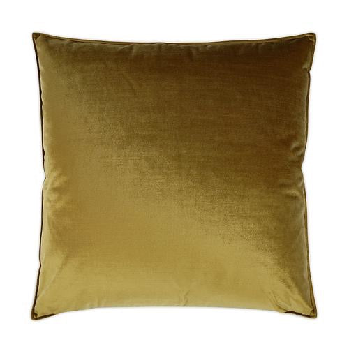 Luxury Lumbar Pillow - 24" x 14" - Iridescence Lumbar Double Front-Citron: A velvety yellow with a touch of green