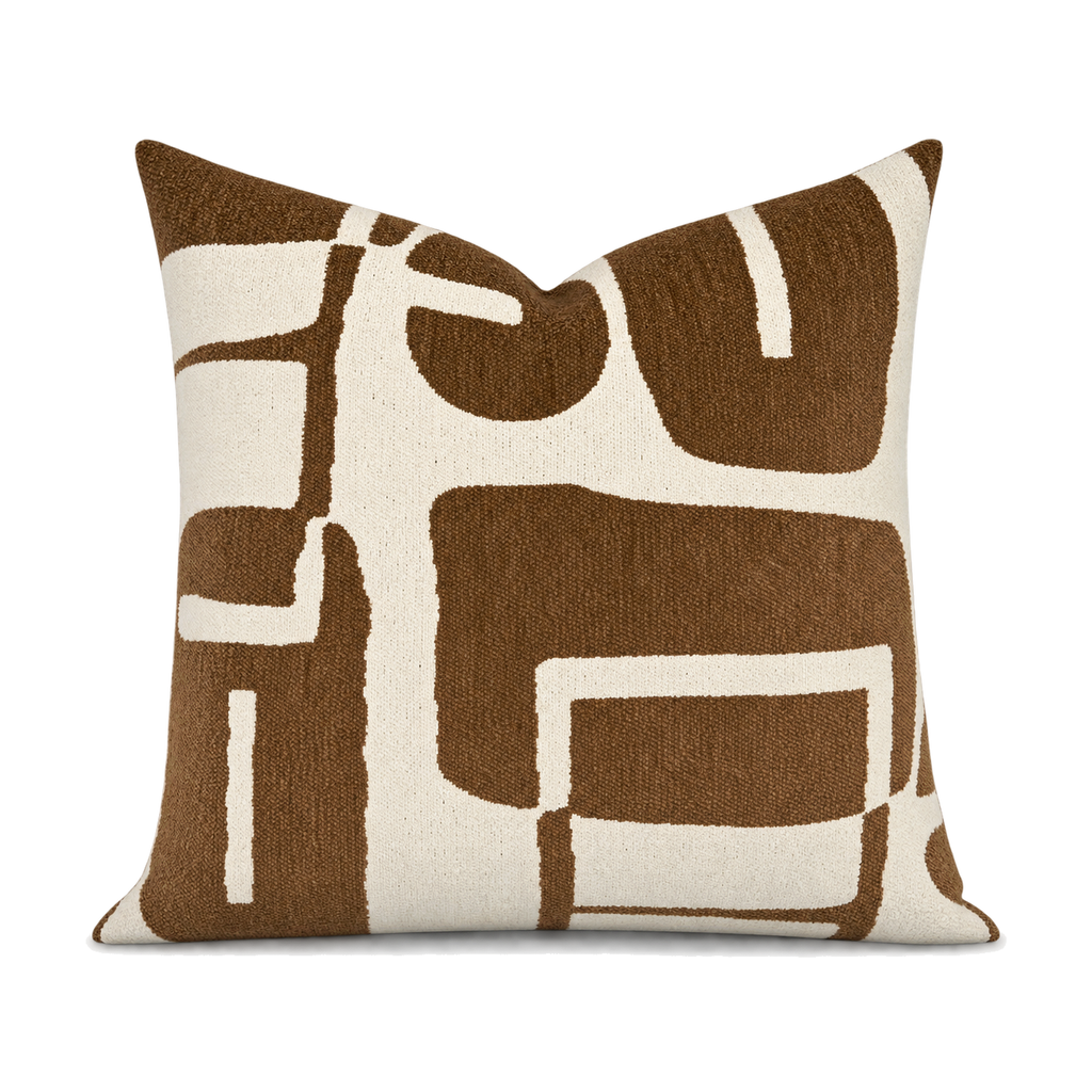 Bjorn Bronze – 24" × 24" Luxury Square Pillow