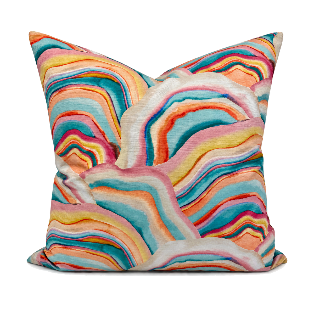 Canyon Glow – 24" × 24" Luxury Square Pillow