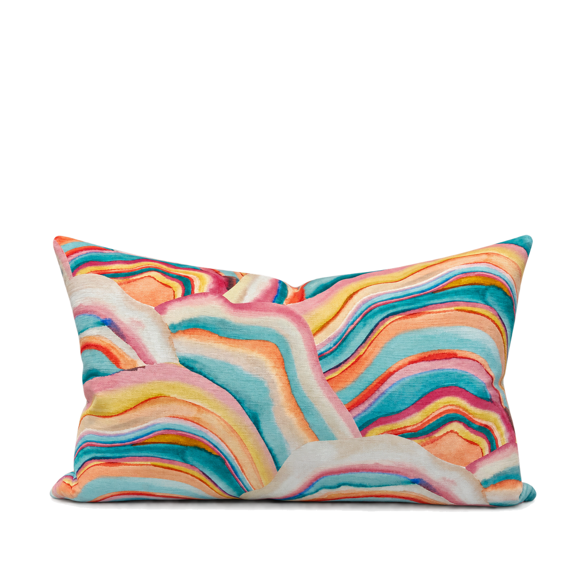 Canyon Glow – 24" × 14" Luxury Lumbar Pillow