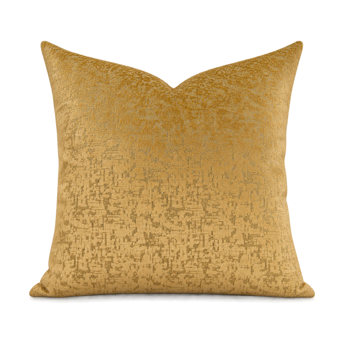 Decopage Golden – 24" × 24" Luxury Lumbar Pillow