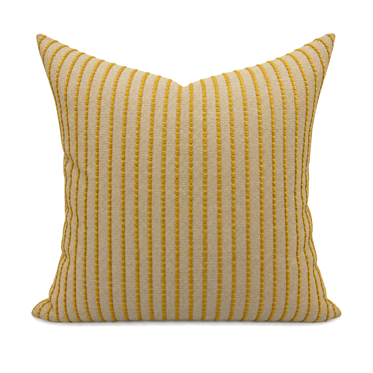 Demetria Yellow – 24" × 24" Luxury Square Pillow