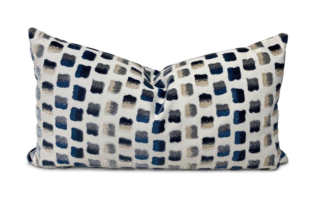 Impasto Pacific – 24" × 14" Luxury Lumbar Pillow