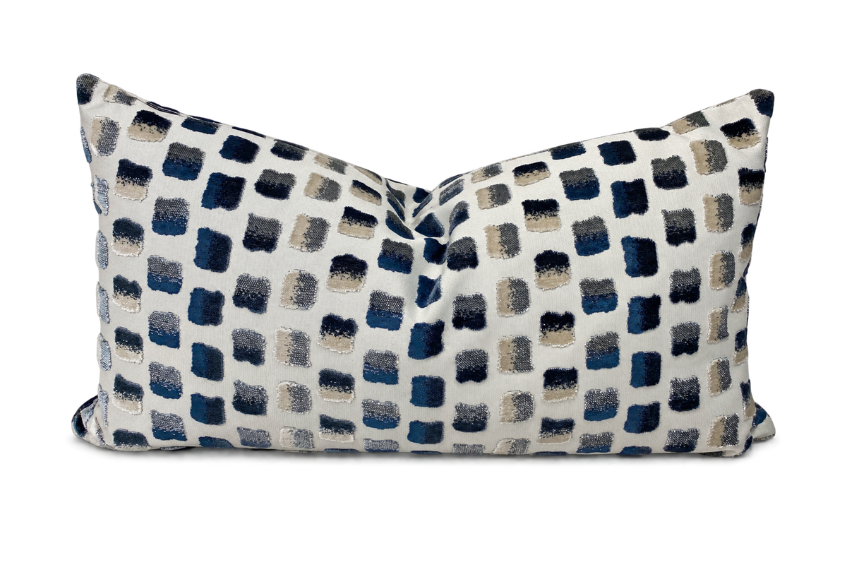 Impasto Pacific – 24" × 14" Luxury Lumbar Pillow