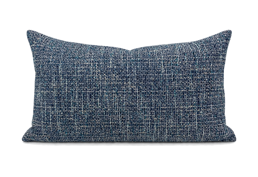 Kensington Sapphire  – 24" × 14" Luxury Lumbar Pillow