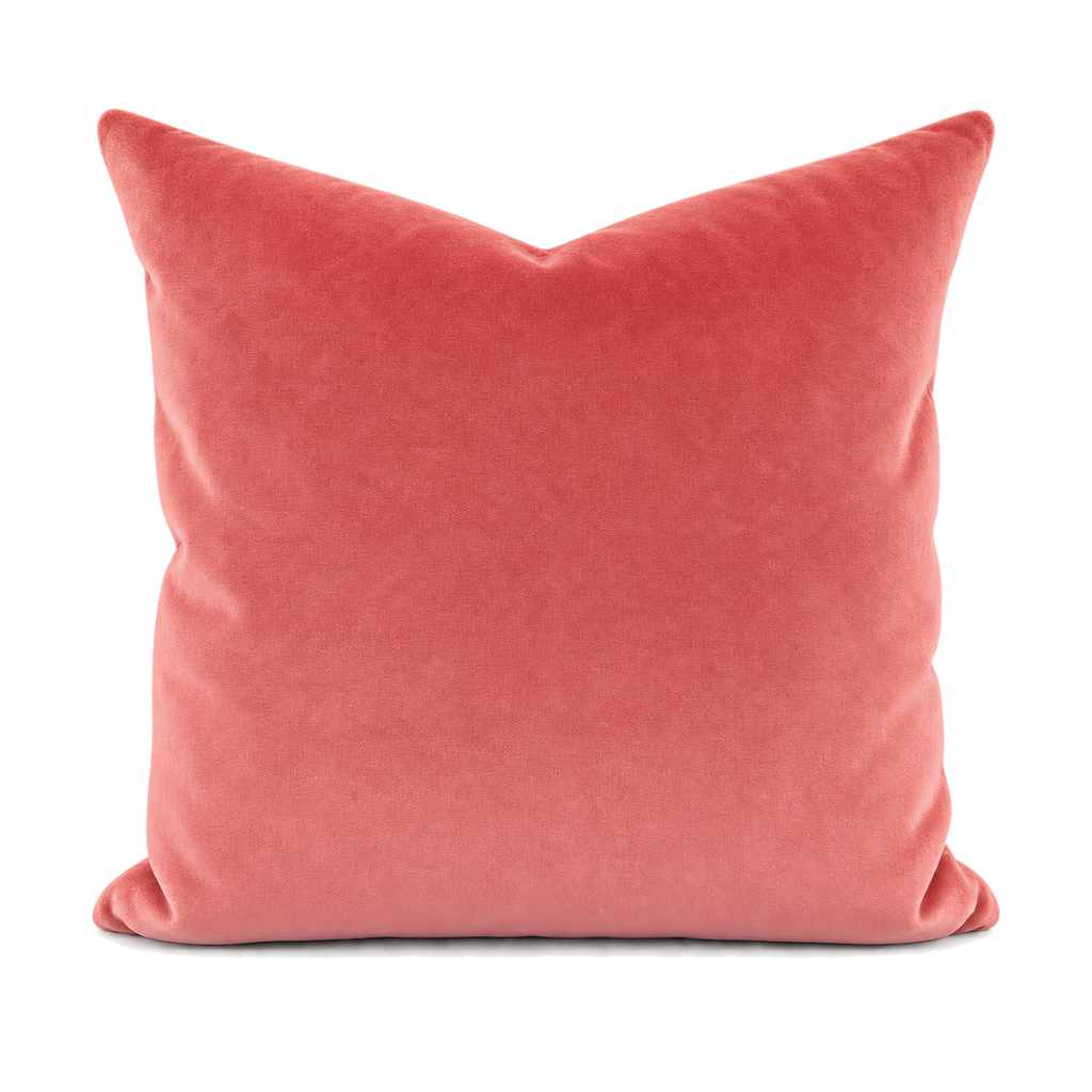 Pink Mohair – 24" × 24" Luxury Square Pillow