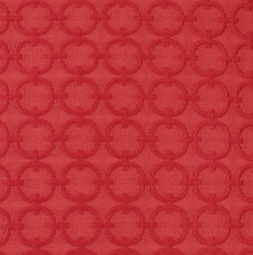 Luxury Pillow - 24" x 24" - Full Circle Red