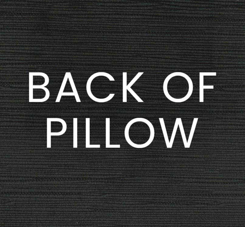 Luxury Pillow - 24" x 24" - Geranium Charcoal
