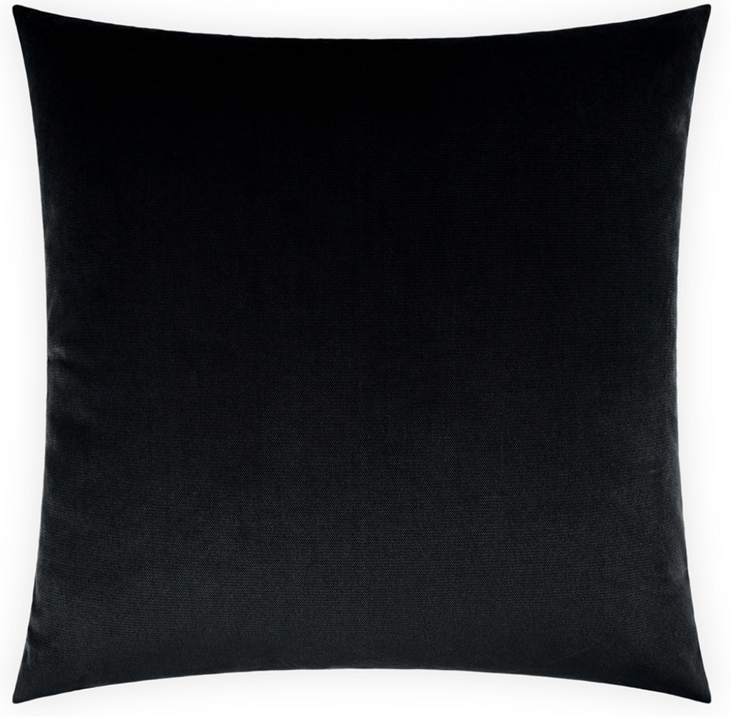 Luxury Pillow - 24” x 24”- Belvedere Black