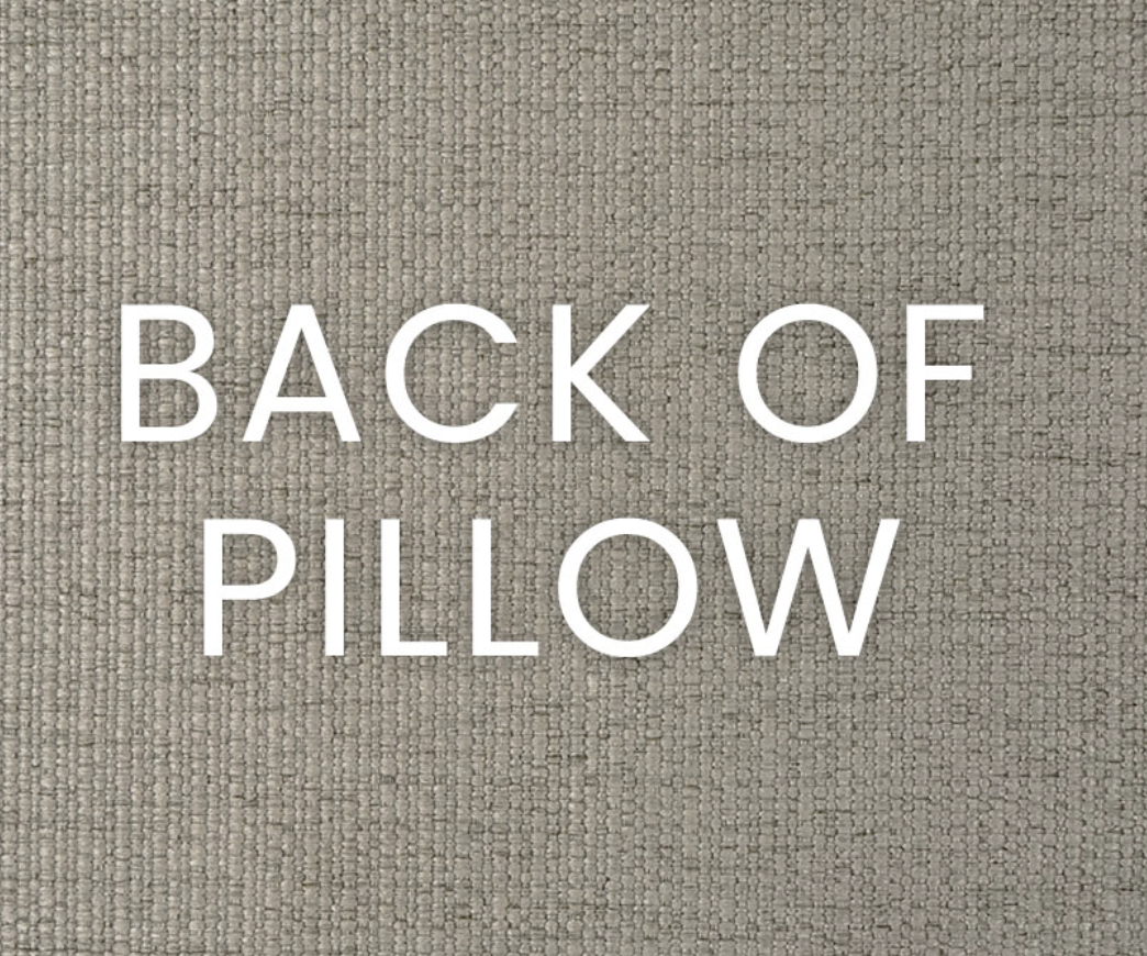 Luxury Lumbar Pillow - 24" x 14"- Frayed Travertine