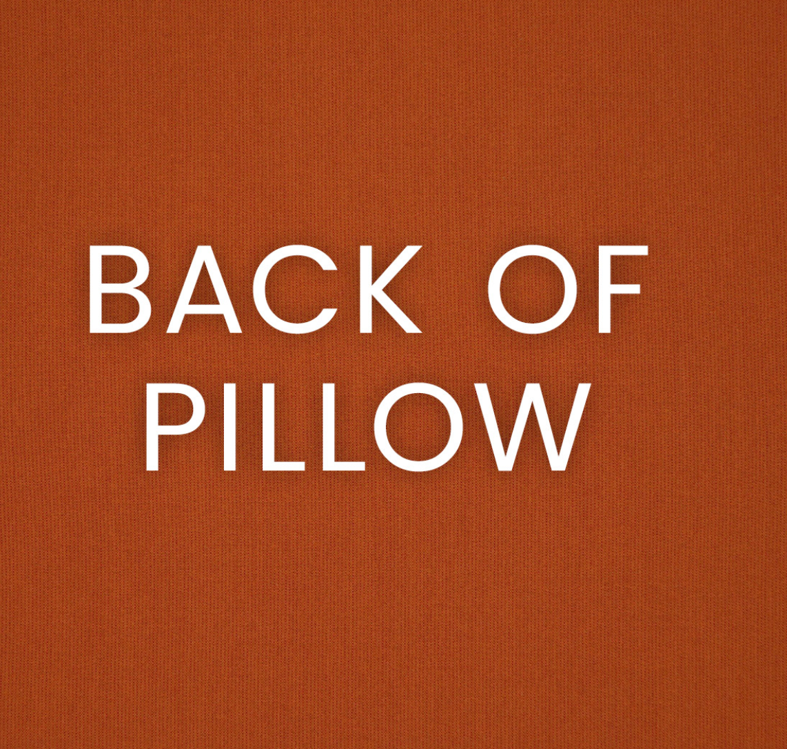 Luxury Outdoor Pillow – 22" × 22" – Twist Orange