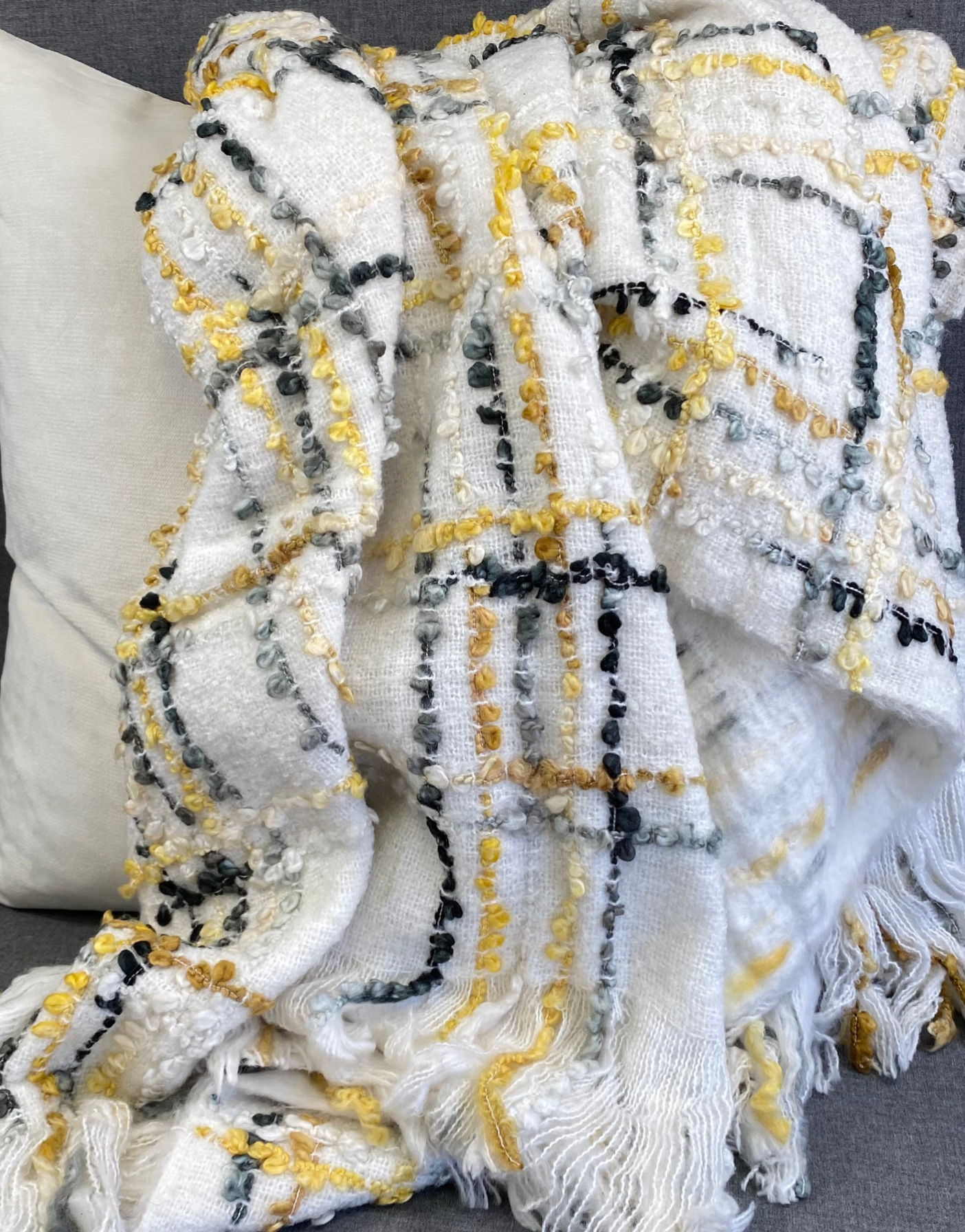 Luxury Throw – 50" × 60" – Crosshatch Multi