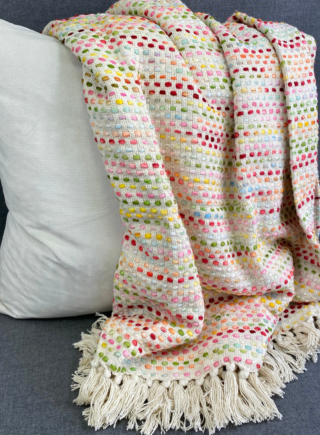 Luxury Throw – 50" × 60" – Confetti Multi
