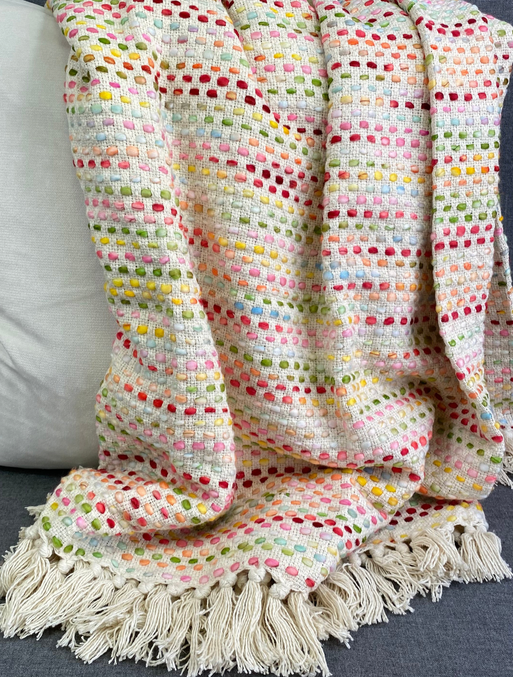 Luxury Throw – 50" × 60" – Confetti Multi
