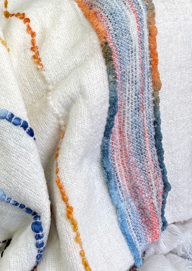 Luxury Throw – 50" × 60" – Chunky Woven Multi