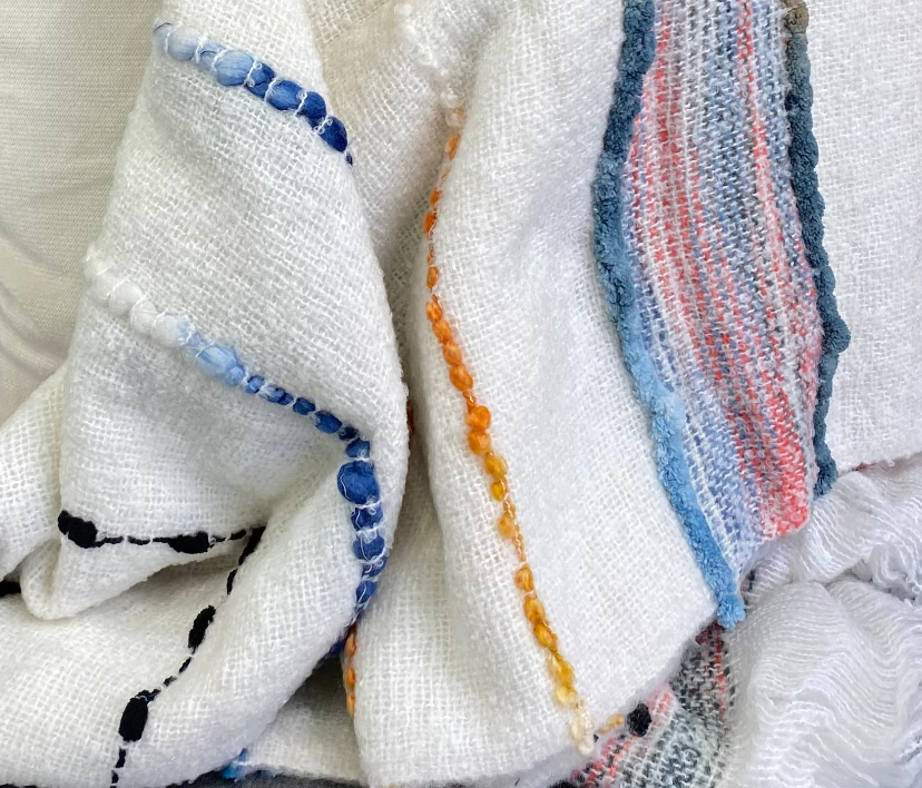 Luxury Throw – 50" × 60" – Chunky Woven Multi