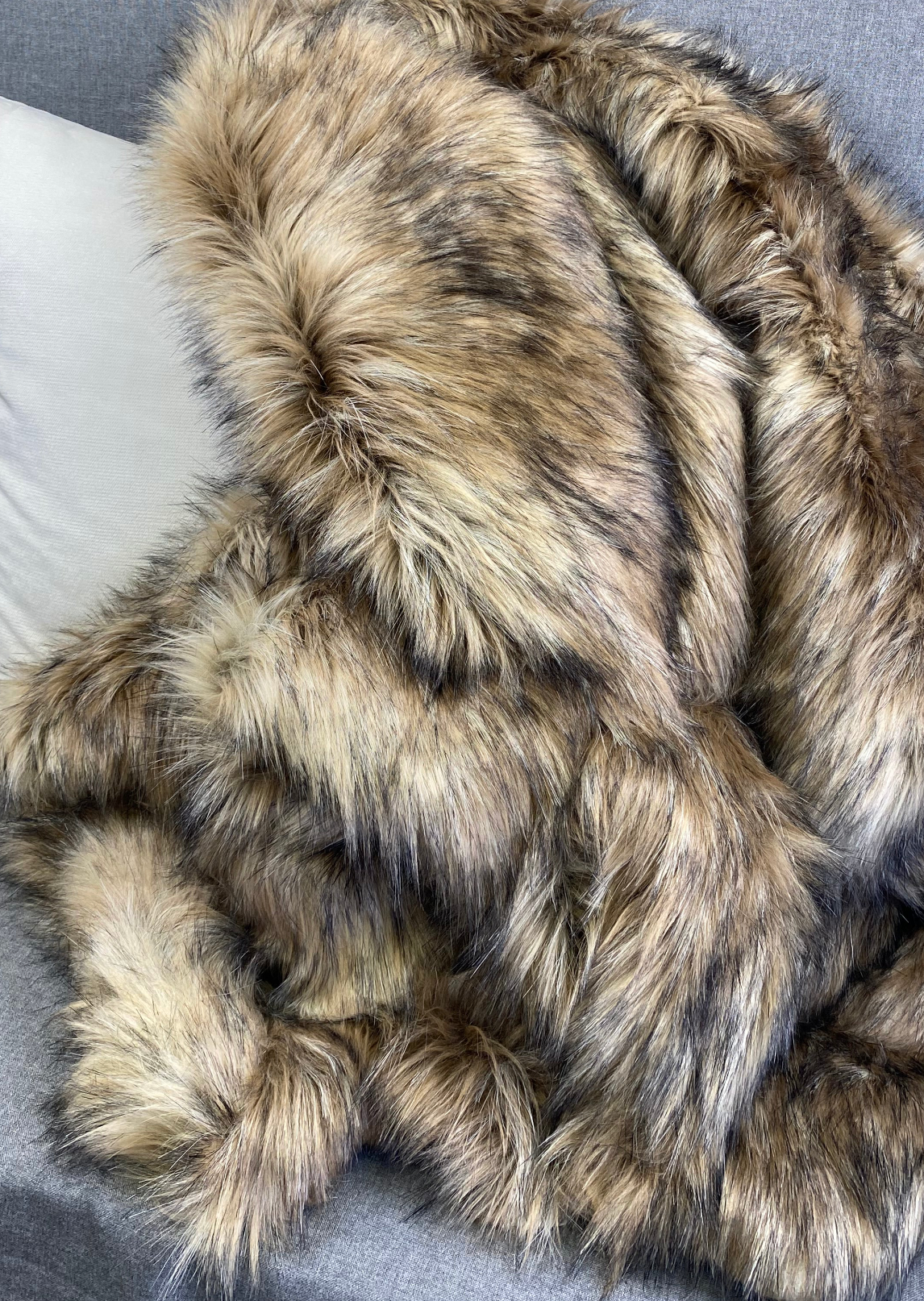 Luxury Throw – 54" × 72" – Coyote Throw