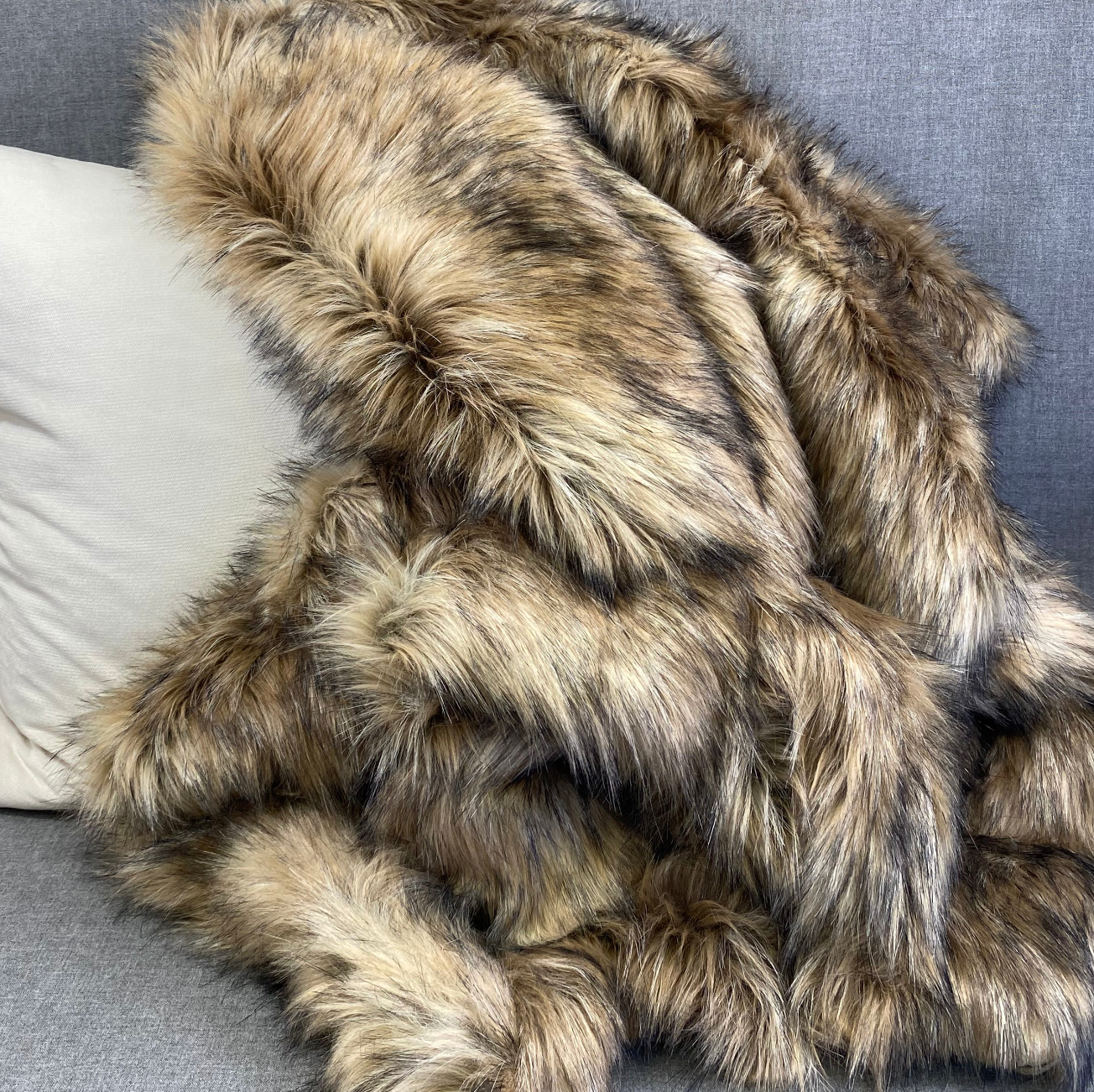 Luxury Throw – 54" × 72" – Coyote Throw