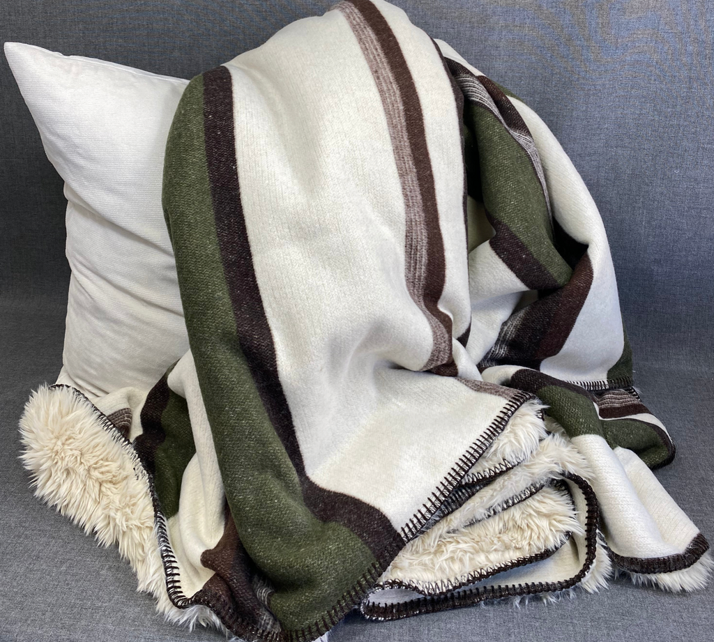 Luxury Throw – 60" × 72" – Premier Sage Valley