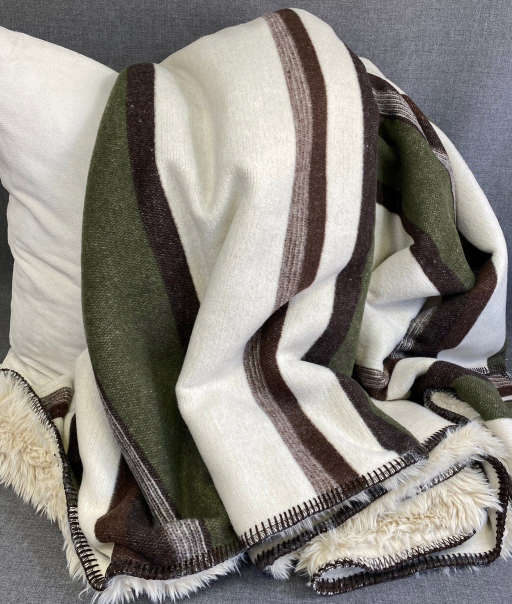 Luxury Throw – 60" × 72" – Premier Sage Valley