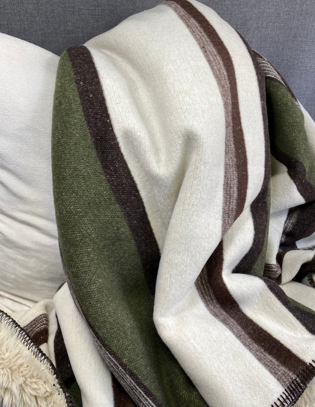 Luxury Throw – 60" × 72" – Premier Sage Valley