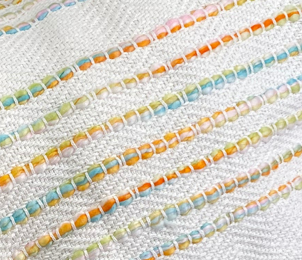 Luxury Throw – 50" × 60" – Rainbow Stripe Multi