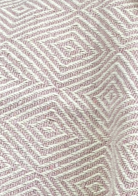 Luxury Throw – 50" × 60" – Diamond Weave Pink