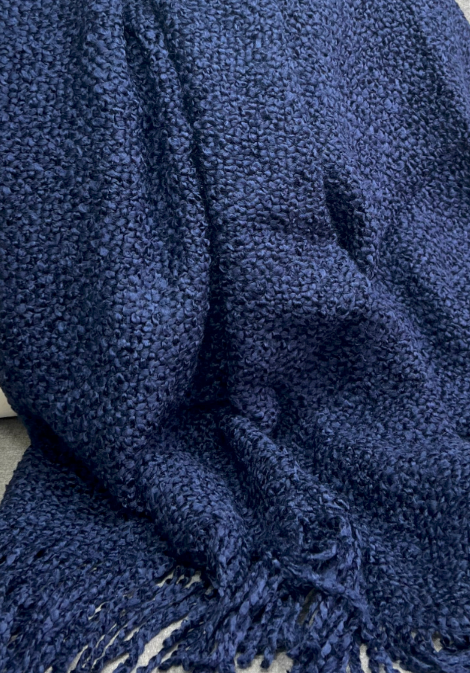 Luxury Knit Throw – 40" × 70" – Campbell Midnight