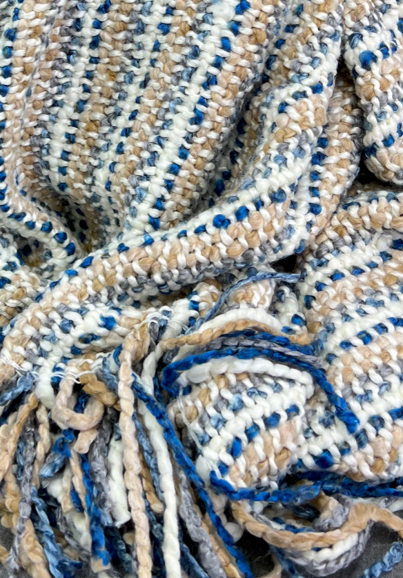 Luxury Knit Throw – 40" × 70" – Stria Driftwood