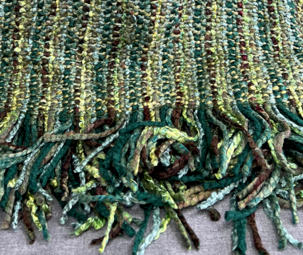 Luxury Knit Throw – 40" × 70" – Stria Verde