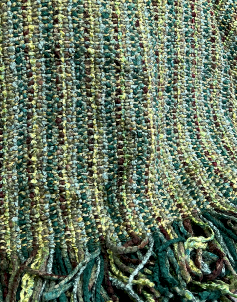 Luxury Knit Throw – 40" × 70" – Stria Verde