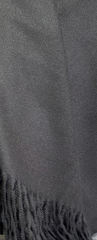 Luxury Throw – 68" × 50" – Cashmere Black Faux