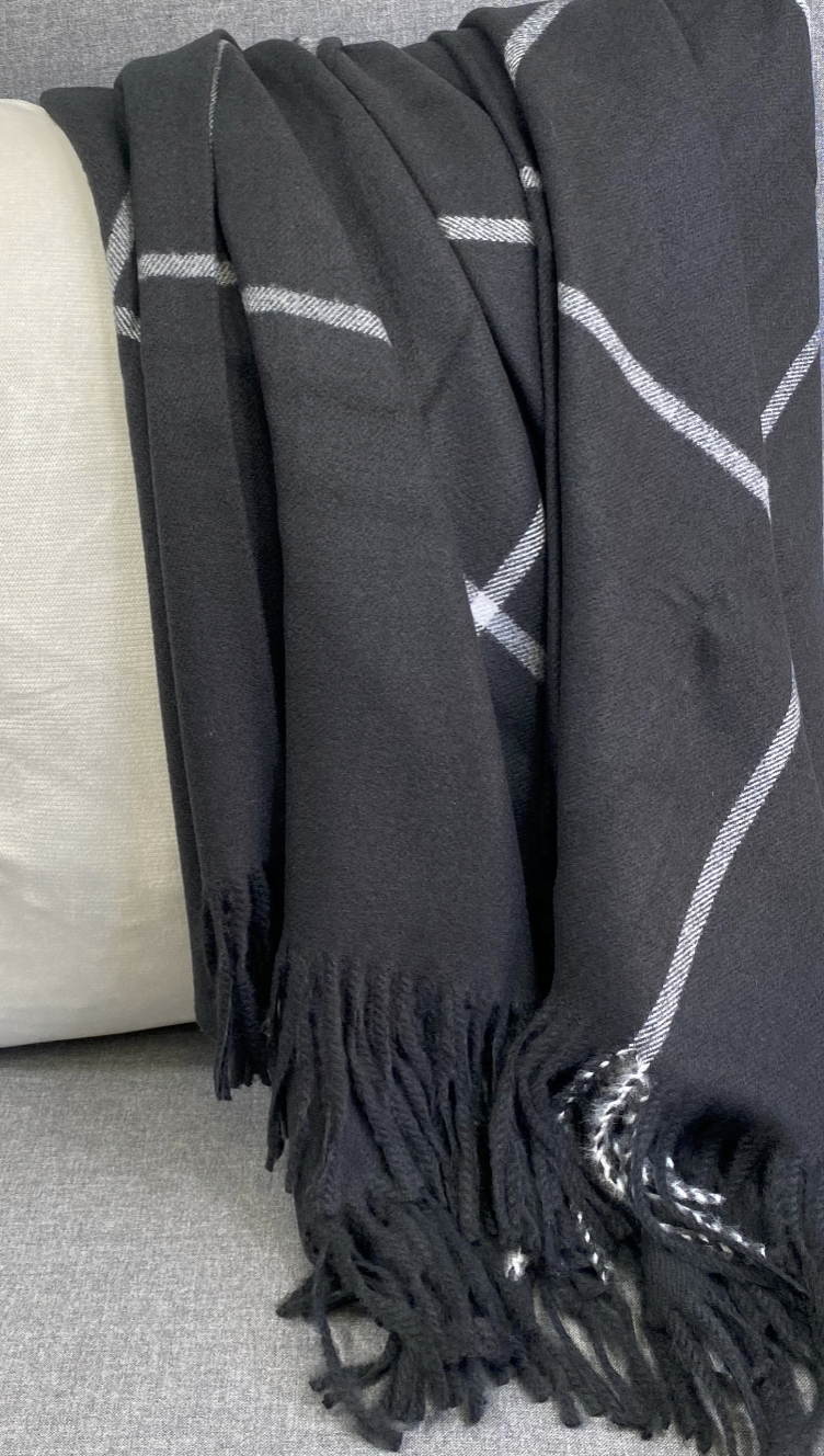 Luxury Throw – 50" × 60" – Glasgow Onyx