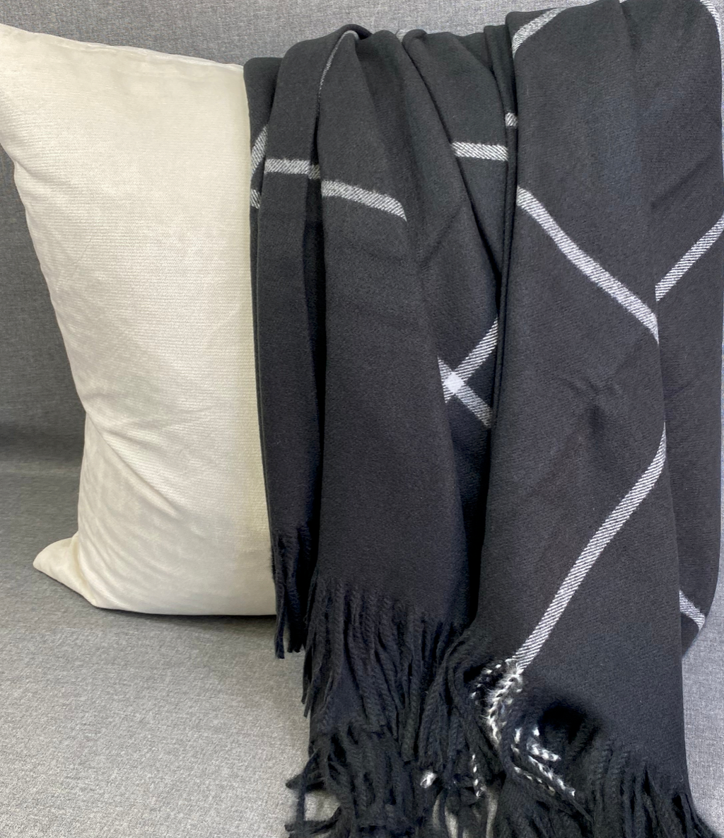Luxury Throw – 50" × 60" – Glasgow Onyx