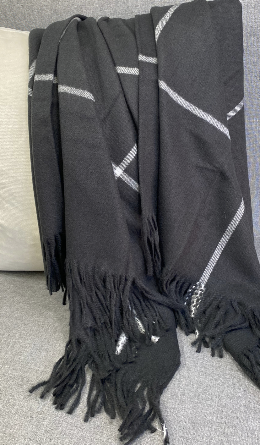 Luxury Throw – 50" × 60" – Glasgow Onyx
