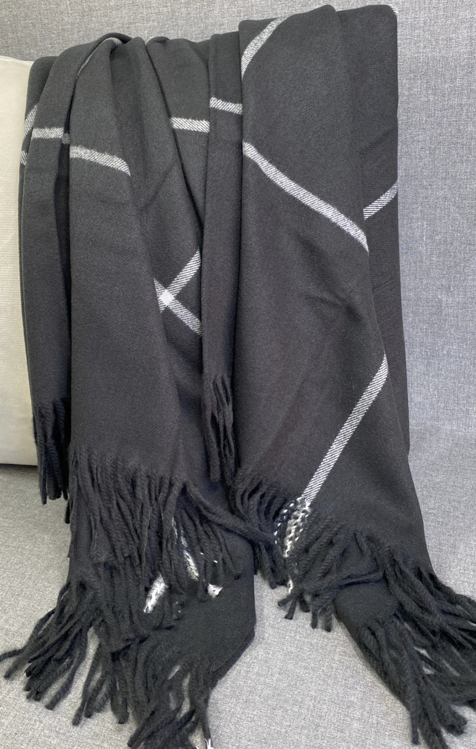 Luxury Throw – 50" × 60" – Glasgow Onyx